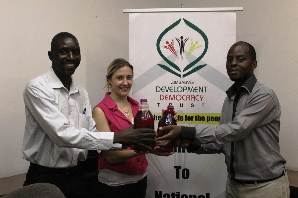 Chematek handover donated drinks