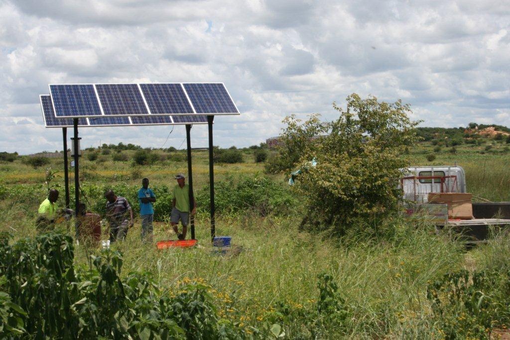 solar installation bulawayo community garden