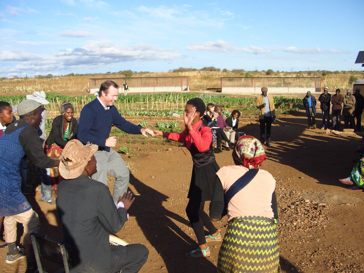 ZDDT community garden visit